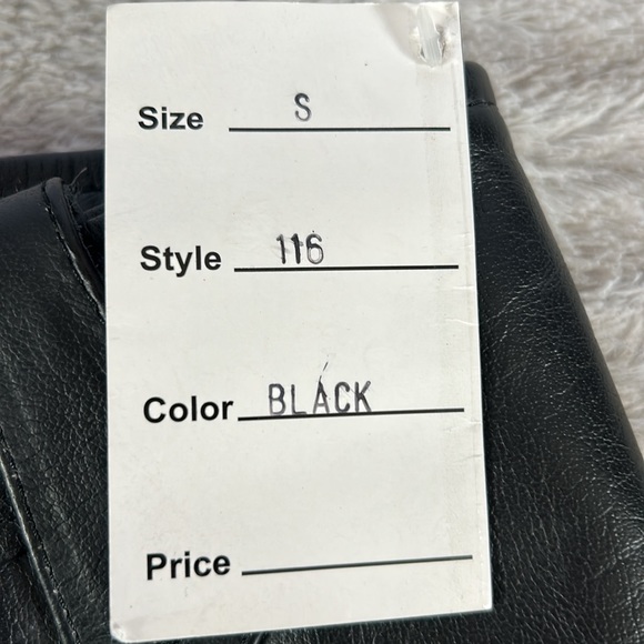 NWT leather world by lucky leather black, motorcycle, chaps size unisex … - Picture 5 of 8